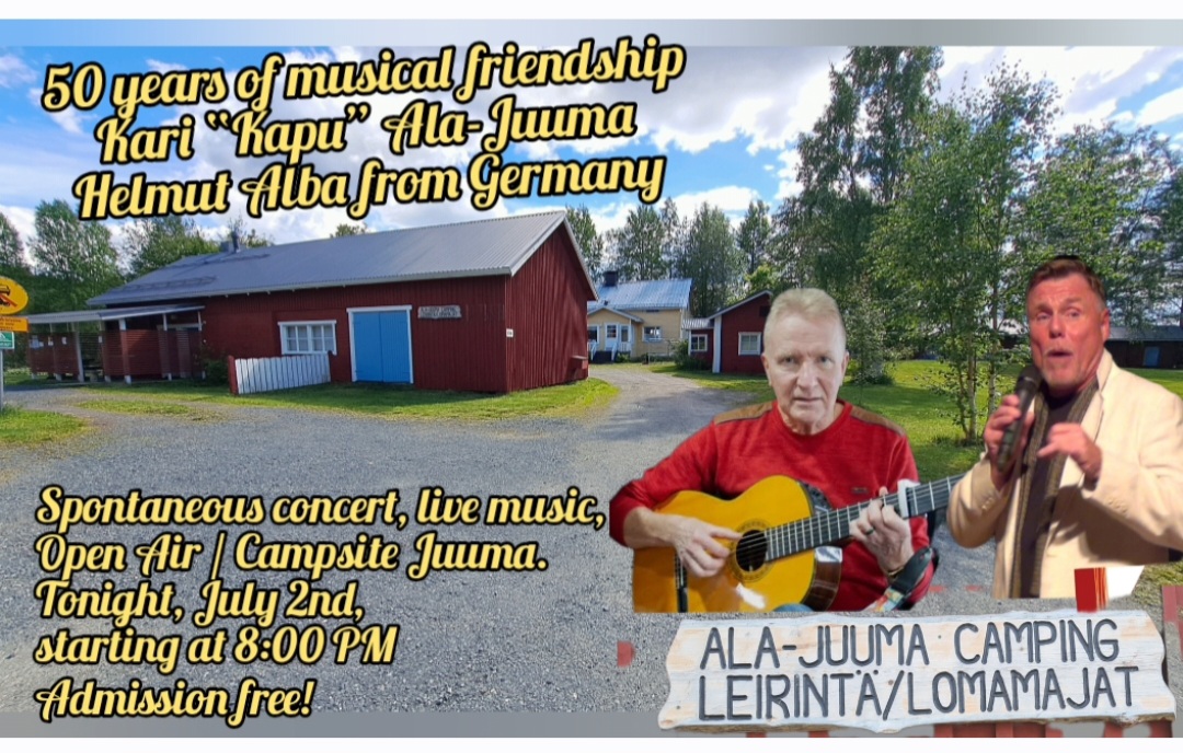 50 Jahre Musikfreundschaft Kari Ala-Juuma & Helmut in Finnland